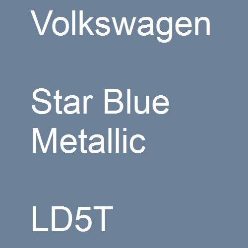 Volkswagen, Star Blue Metallic, LD5T.